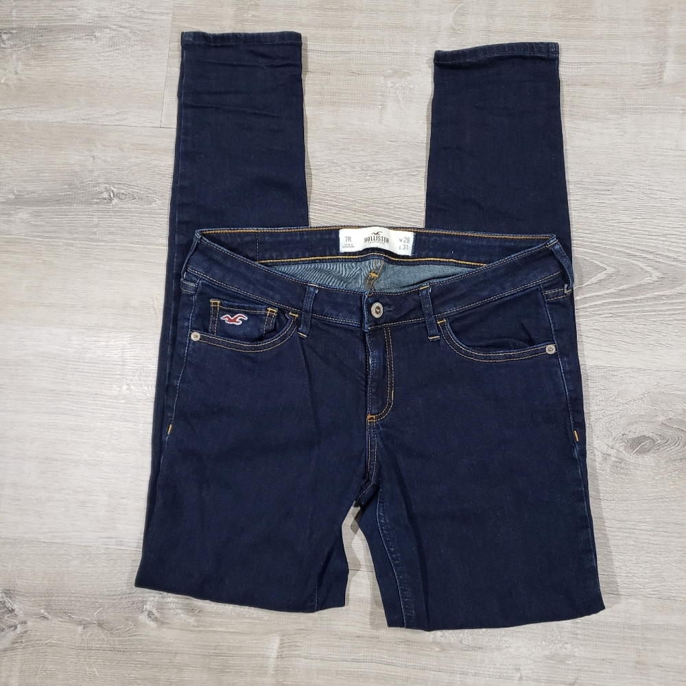 Hollister Jeans Dark Wash Size 7R - Picture 4 of 5